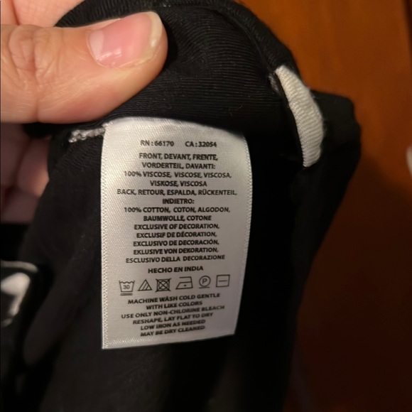 Anthropologie Polka Dot V-Neck Black and White Tie Front Women's Small Top - Picture 5 of 5